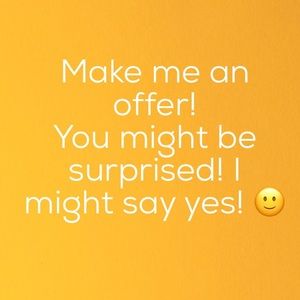 If you see something you like, make an offer!